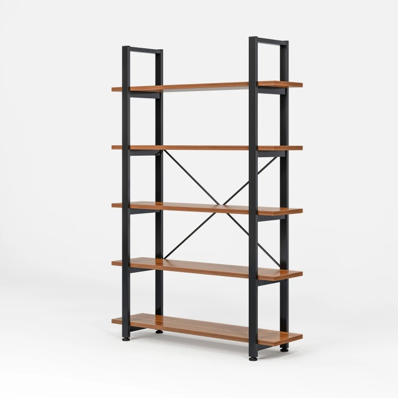 Factory Cheap Modern Simple Customized Wooden Family Bookshelf Bookcases