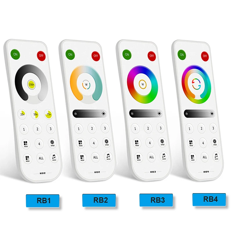 Новый продукт RF 2 4 ГГц зоны беспроводной Dim CCT RGB RGBW RGBCCT пульт дистанционного управления для светодиодов