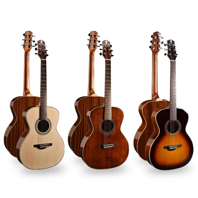 Wholesale 40 inch spruce top Natural Acoustic Guitars