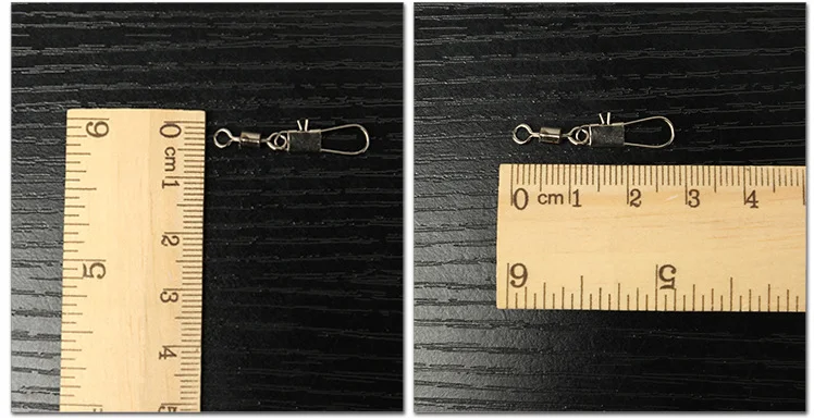 High quality Fishing Swivel american swivel Connector Rings Solid Alloy Snapping B-Type for Fishing Lure Accessories in store