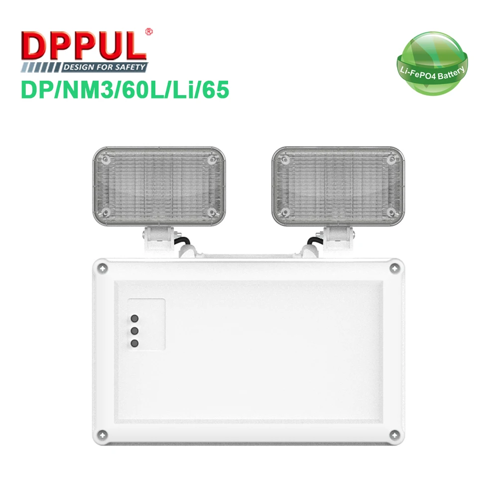 Long life double head More than 3 Hours battery backup twinspot emergency light for building