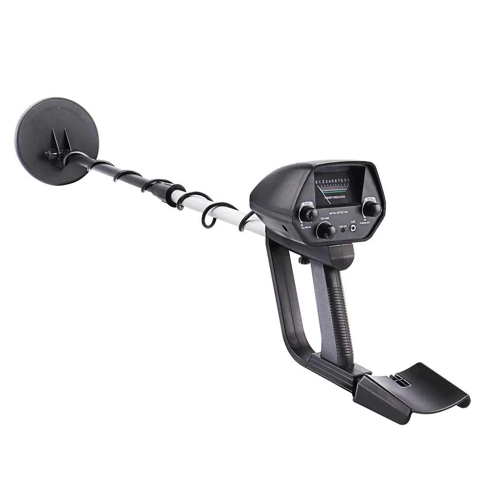 Metal Detector Underground Gold Detector Solid Plate 20*20cm Length Adjustable Treasure Hunter Seeker