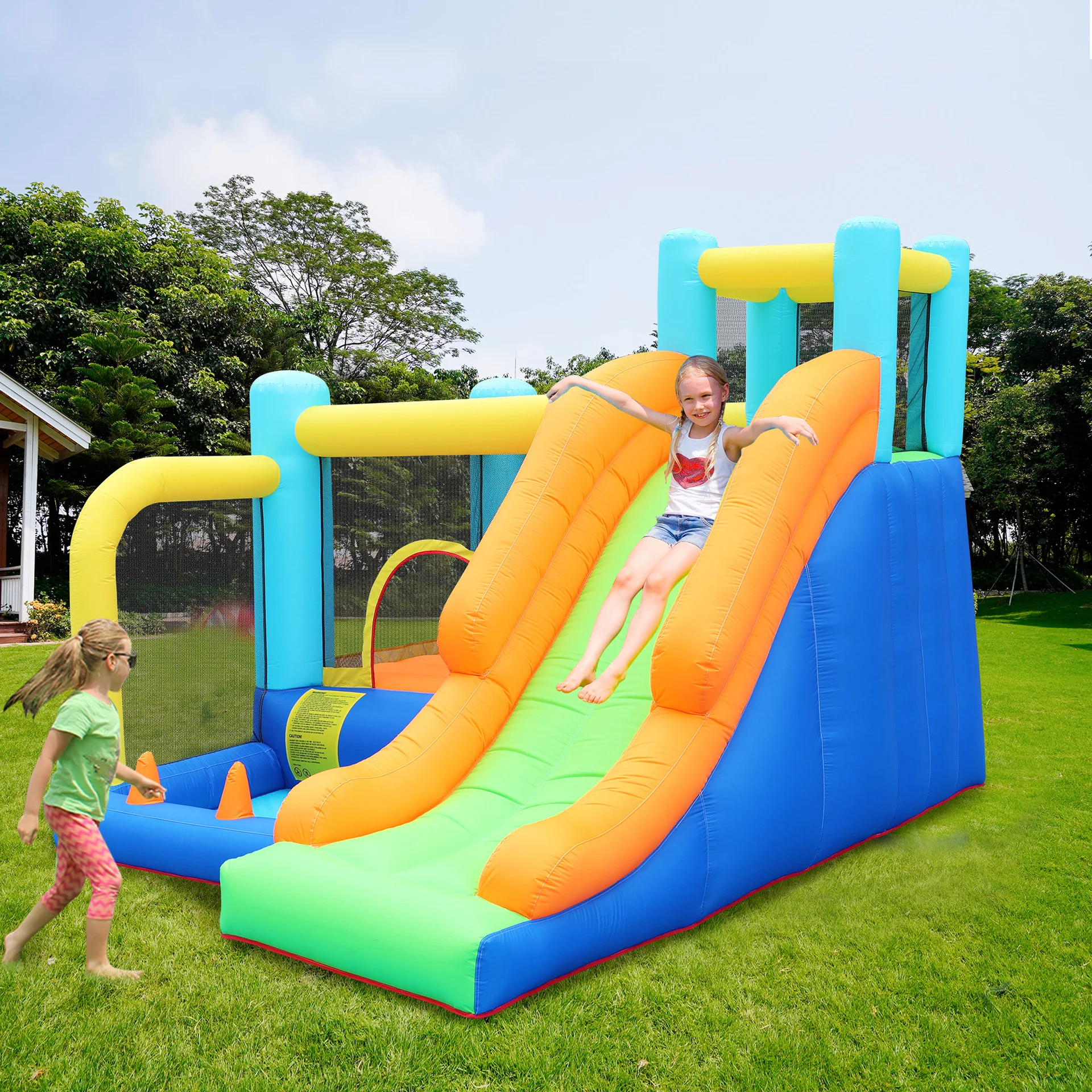 Small indoor trampoline ball pool inflatable trampoline new inflatable castle inflatable toys for children
