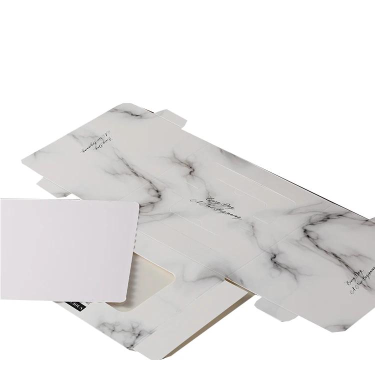 Пищевая упаковка печать на заказ недорогая бумажная коробка для прозрачного окна упаковочная торта с ручкой