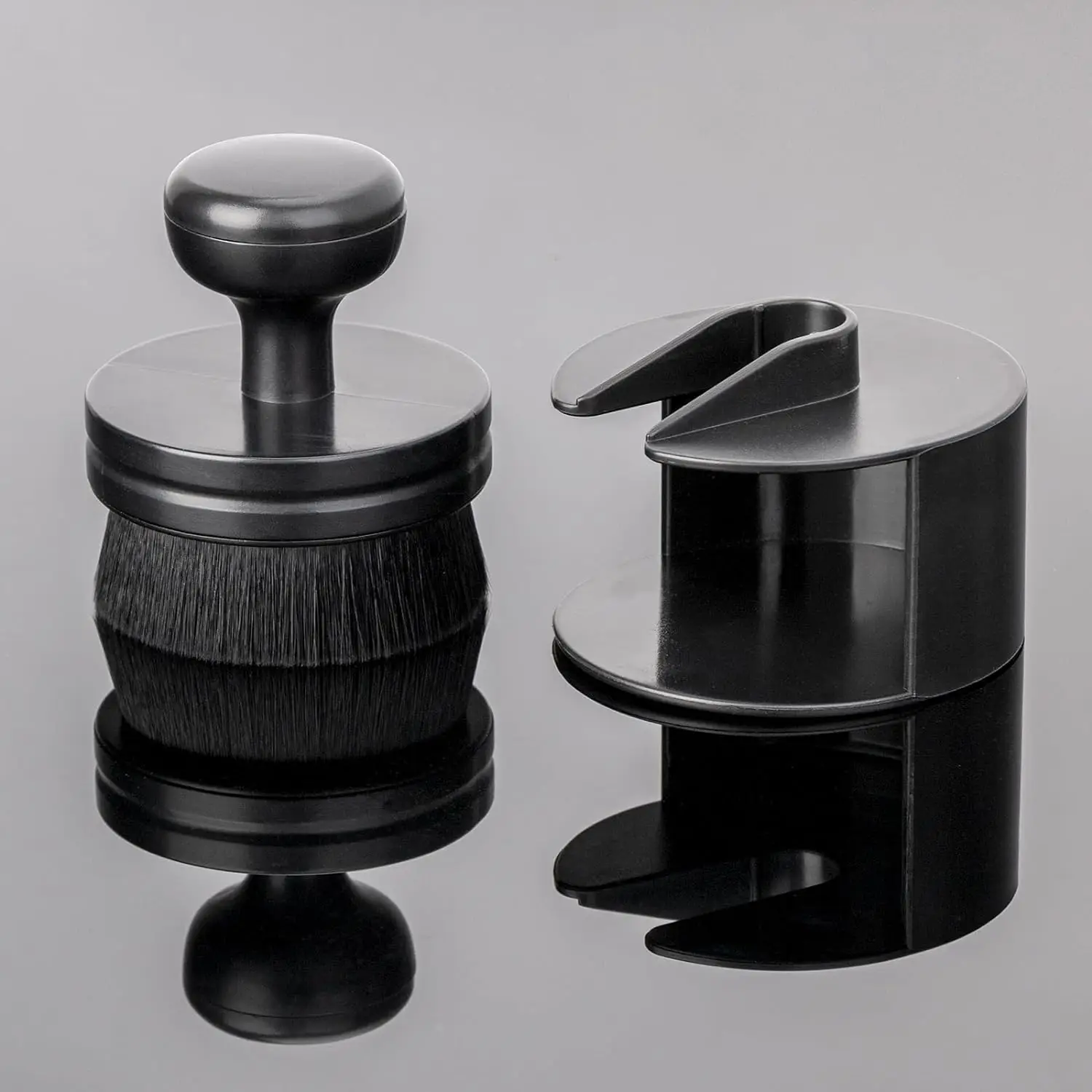 Black Seal Design with Cover Auto Tire Accessories Soft Detailing High Density Portable Car Cleaning Brush Dust Removal Brushes