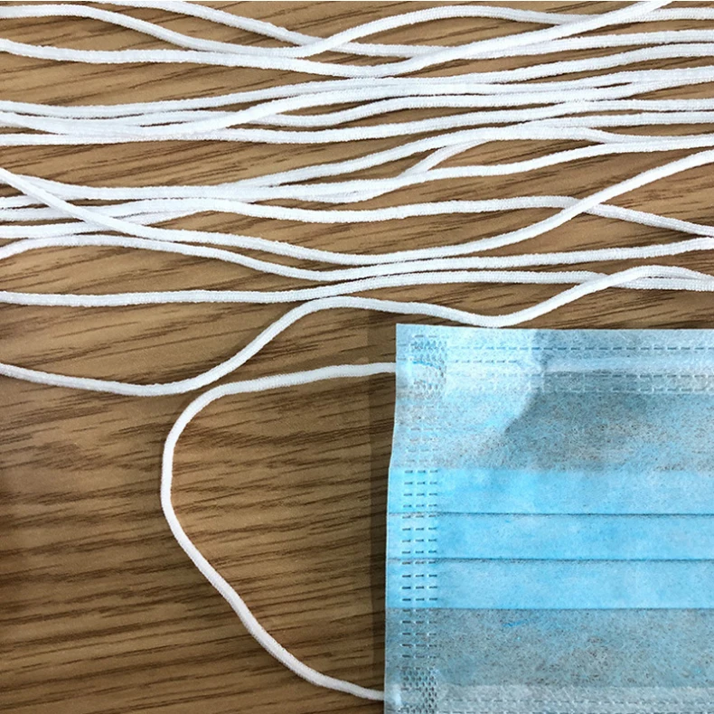 2.5MM Elastic Ear Ropes String for  DIY Face Mask Cord Rope