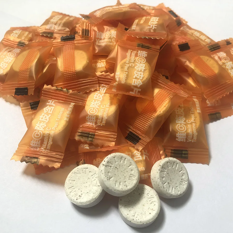 
Wholesale Bulk Small Package Oem Fruit Flavors Hard Candy Vitamin C Fruit Lozenges 