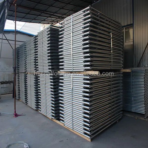 Building construction steel ladder and door frame scaffolding for sale