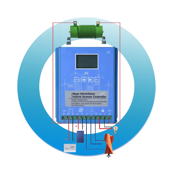 500W 800W 1000W MPPT Wind Solar hybrid charge controller with booster function