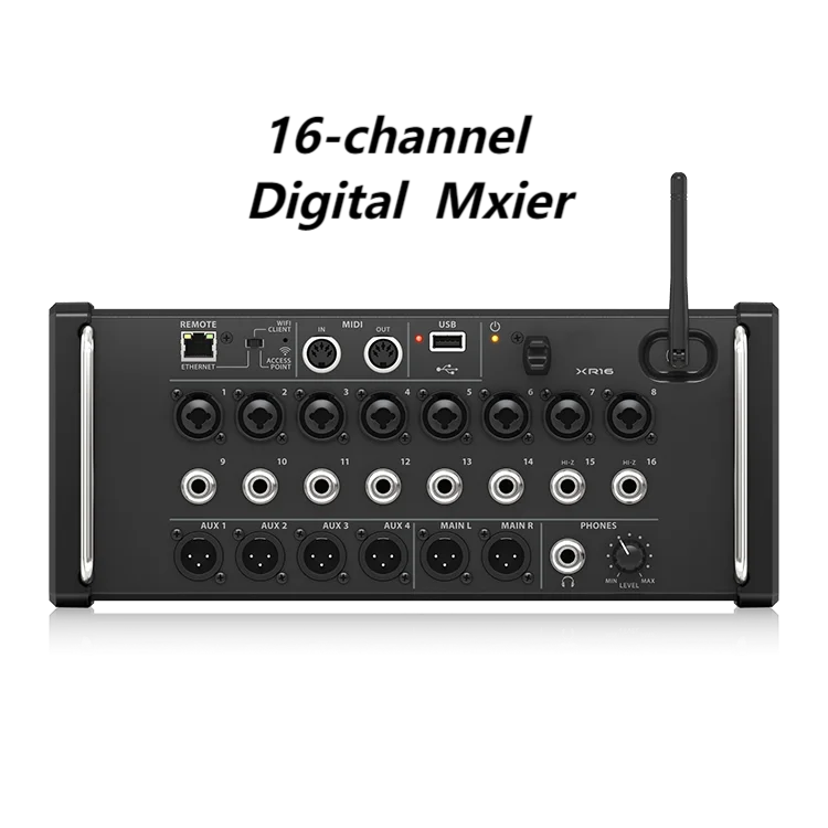 XR16 для производительности бары Профессиональная звуковая система цифровой звуковой аудио микшер