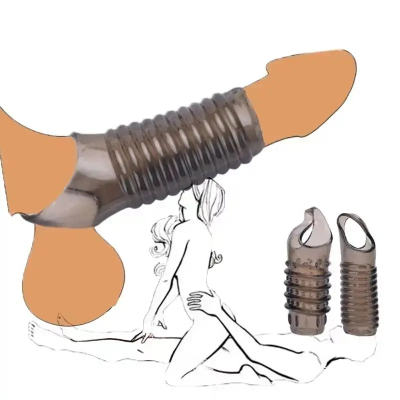 Cock Reusable Silicone Delay Ejaculation Stronger Erection Sex Toys Penis Male Cock Rings Sleeve For Penis Delay Loop Cock