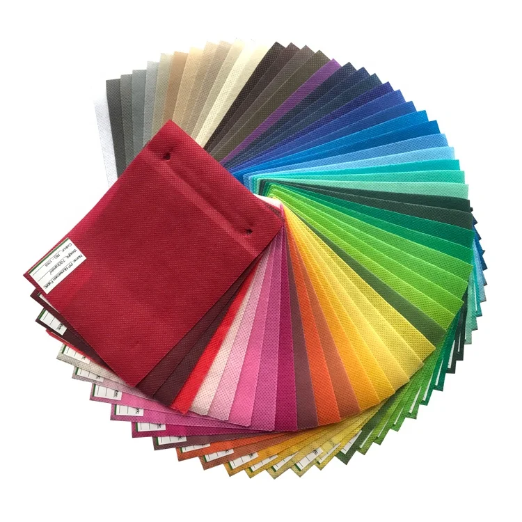Nonwoven polypropylene 100% pp spunbond non woven color non-woven disposable various colors and sizes