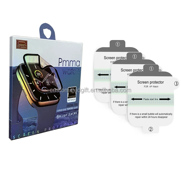 Flexible 3D Hydrogel Film for Apple iWatch Screen Protector Watch 38/40/42/44mm HD Clear Anti Scratch Repair TPU Laminator Skin