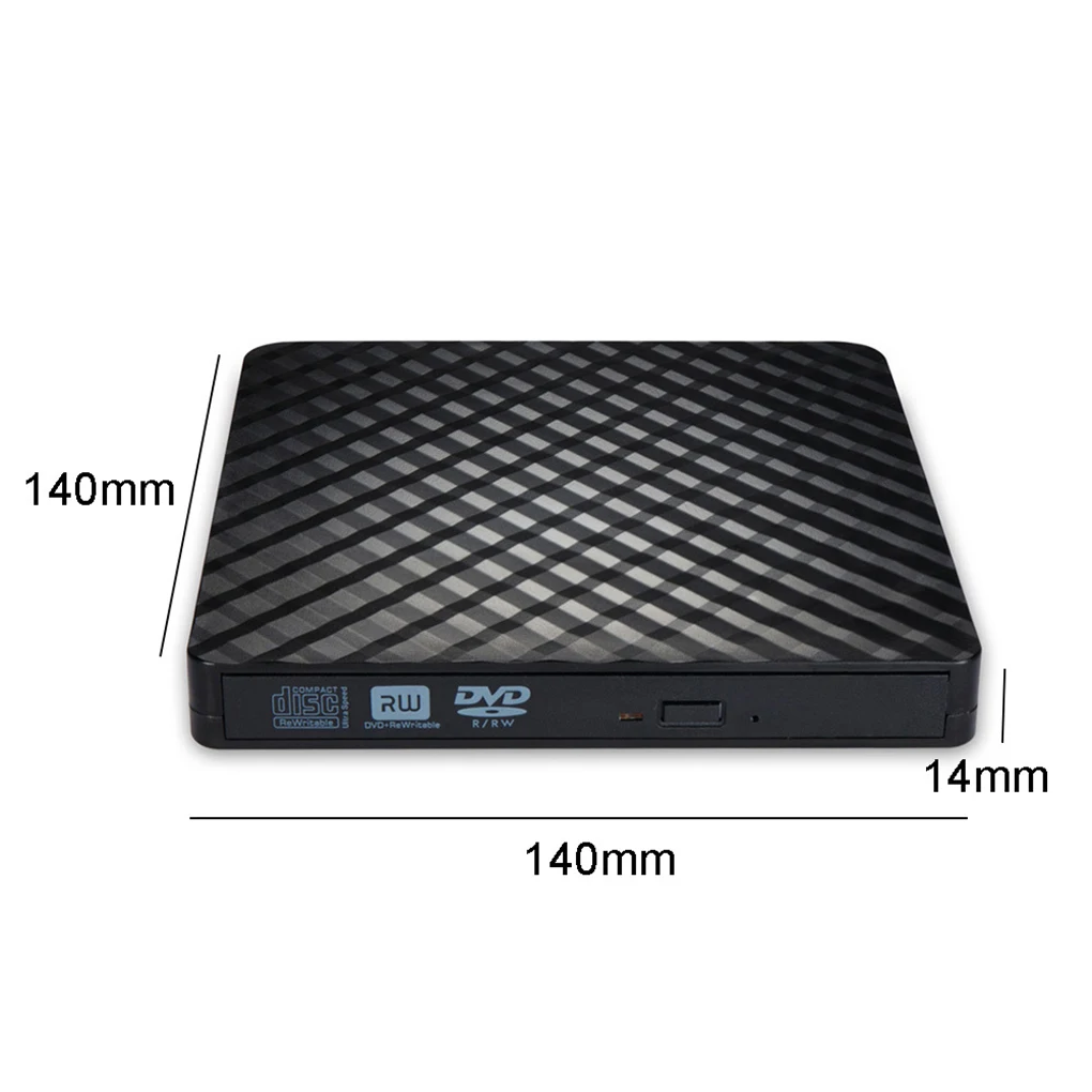 USB 3.0 External DVD Burner Writer Recorder CD/DVD ROM Player PC Optical Drive External DVD Drive Optical Drive