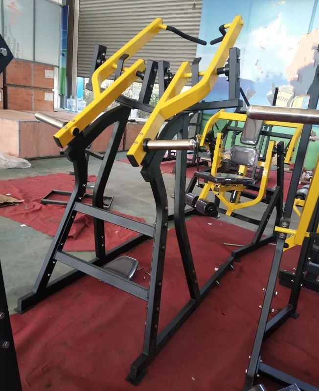 commercial fitness free weight Strength training Plate Loaded Flex Leverage lat pull down gym machine