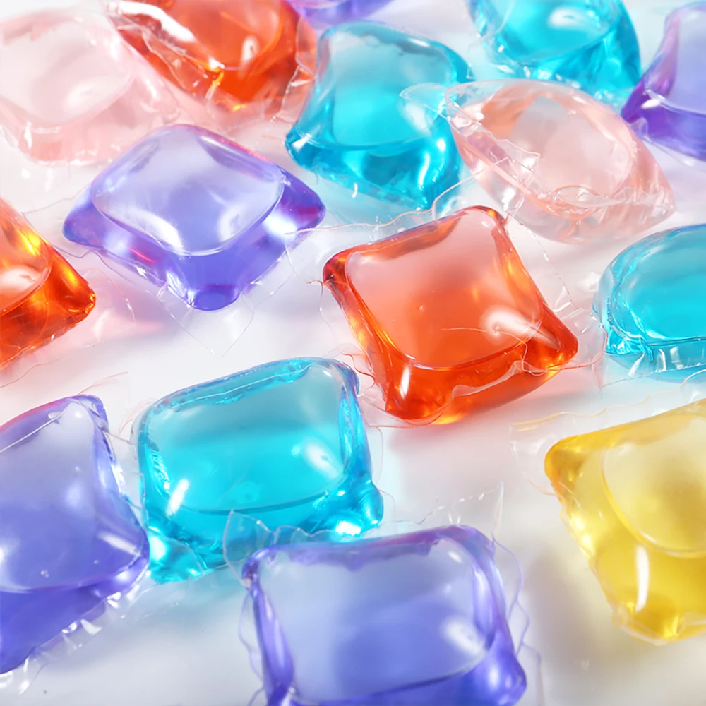 Polyva wash beads detergent liquid laundry pods organic soap liquid laundry detergent pod washing gel capsule