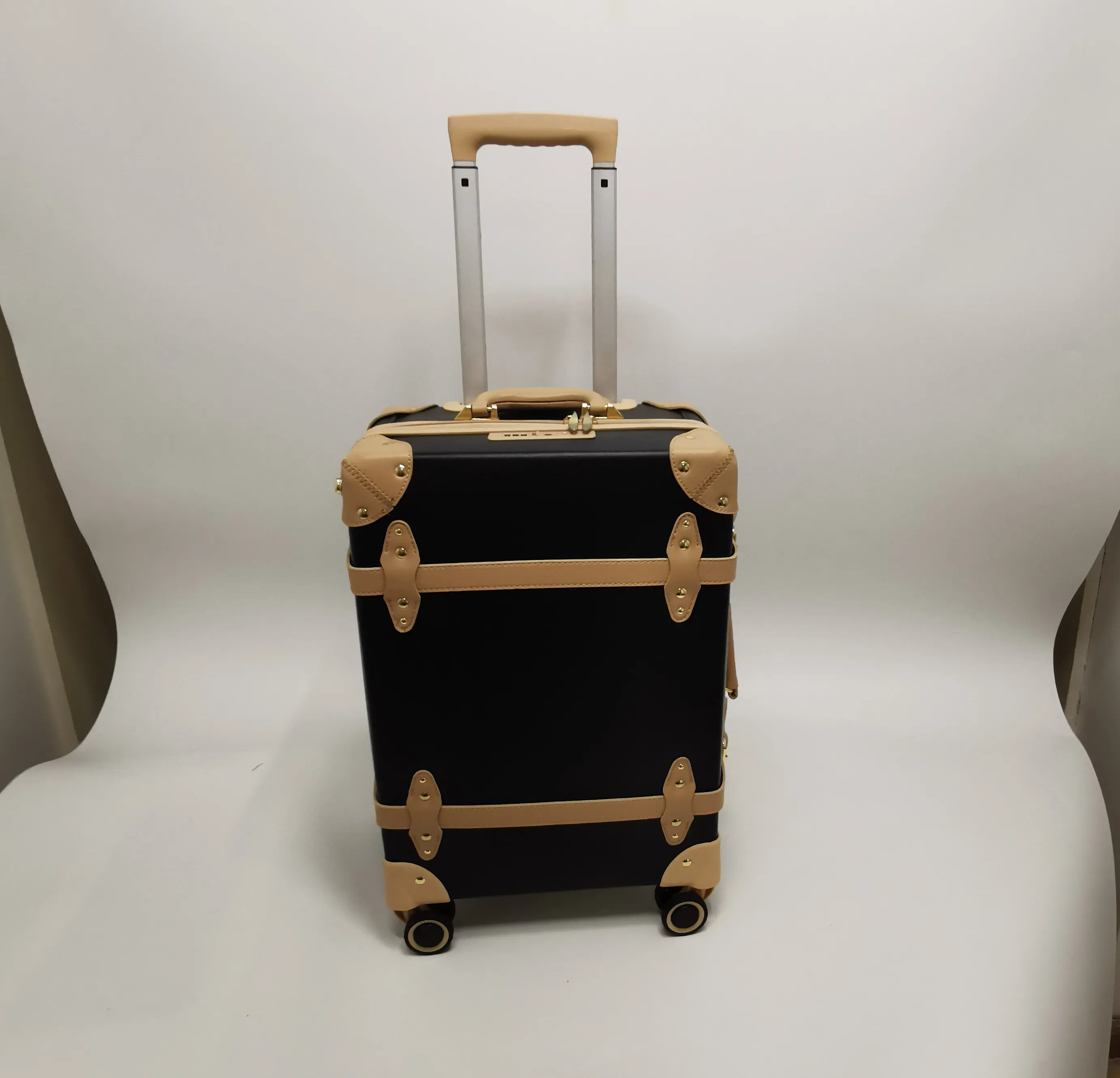 Factory new design  Classical Vintage  trolley Luggage with TSA lock