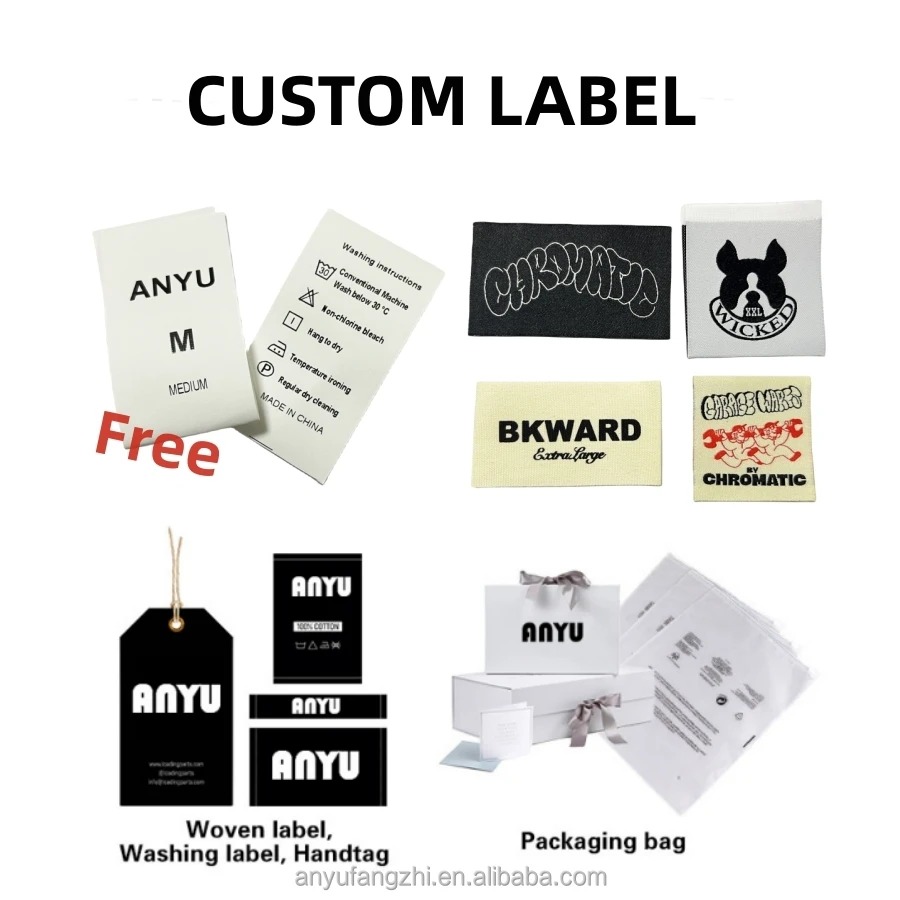 ANYU Custom high quality screen print street wear trouser antique finish distress men flare pants baggy rhinestone sweatpants