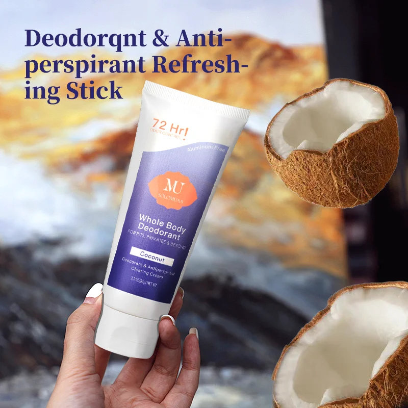 Natural Deodorant, Private Label Deodorant Stick Paraben Free Coconut Oil Men and Women Deodorant