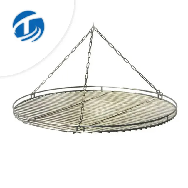 Professional 22.5 Inch Round Stainless Steel BBQ Grid Grill Mesh
