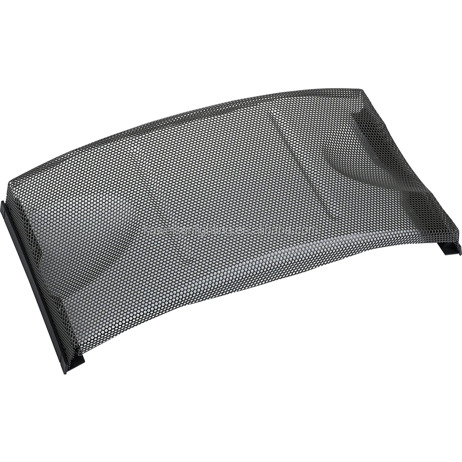 OEM Factory Black Mesh Accessories Metal Speaker Grille Covers Perforated Metal Cabinets Metal Mesh For Speaker Grille