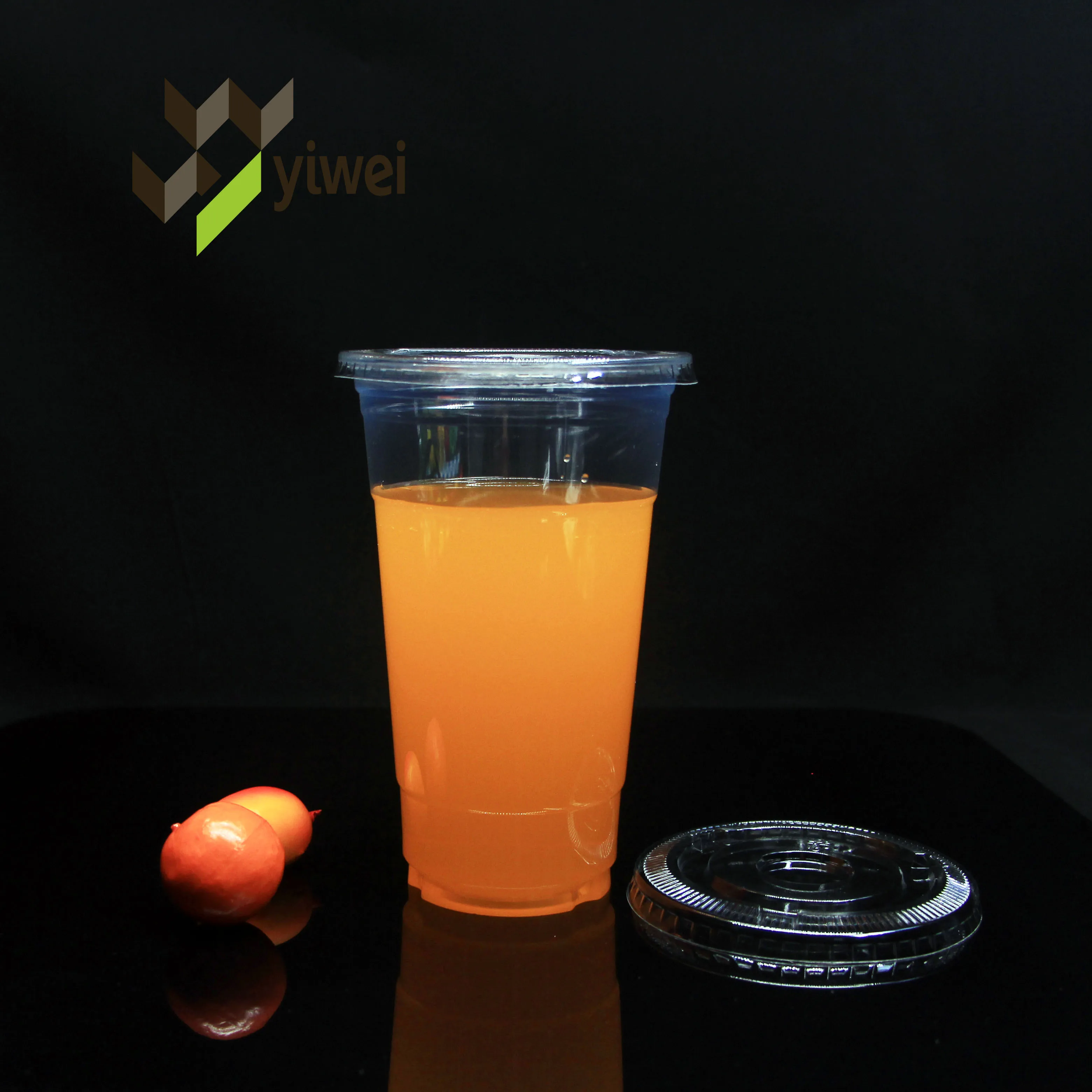 All Size  PET Plastic Disposable Clear Cup With Dome Lids And Flat Lids