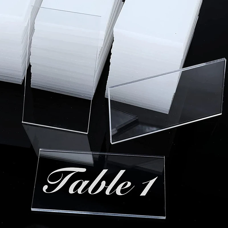 Custom Acrylic Place Card Arch Wedding Sign Standee Acrylic Table Numbers For Wedding