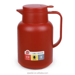 Thermo Glass Liner Plastic Thermos Household Large Capacity 1.5L Thermos Water Bottle Glass Liner