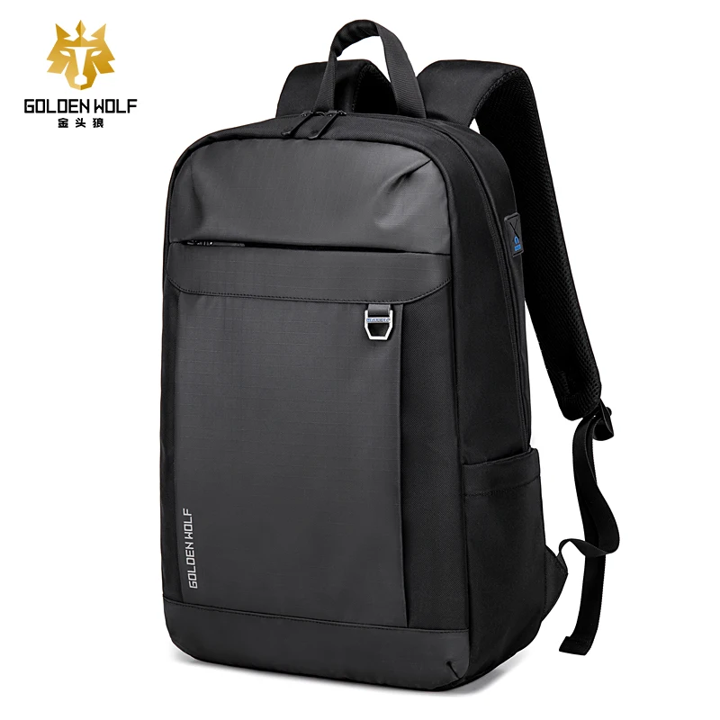 
2020 Mochilas High Quality Black Mens Custom Backpack Manufacturer Business Backpack For Men 