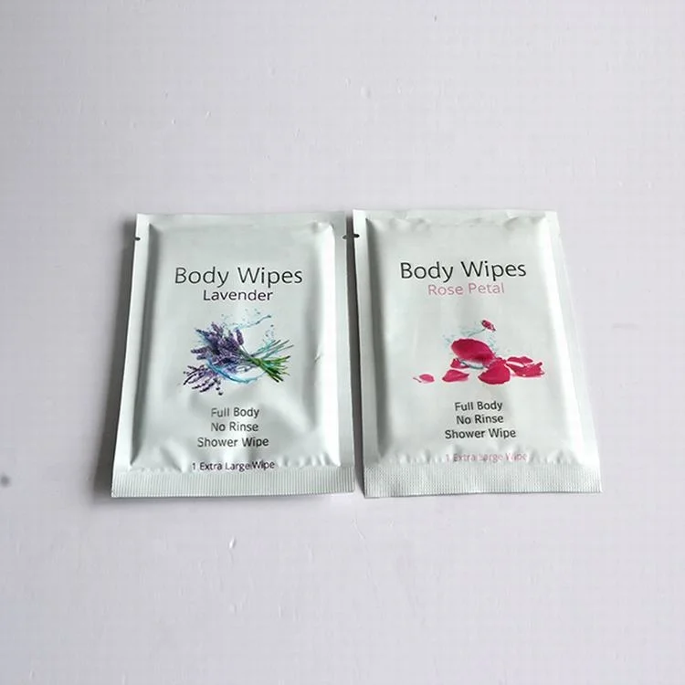 Customised or unscented antibacterial 100% cotton shower wipes the body wipe removes sweat dirt and body odor cleaning
