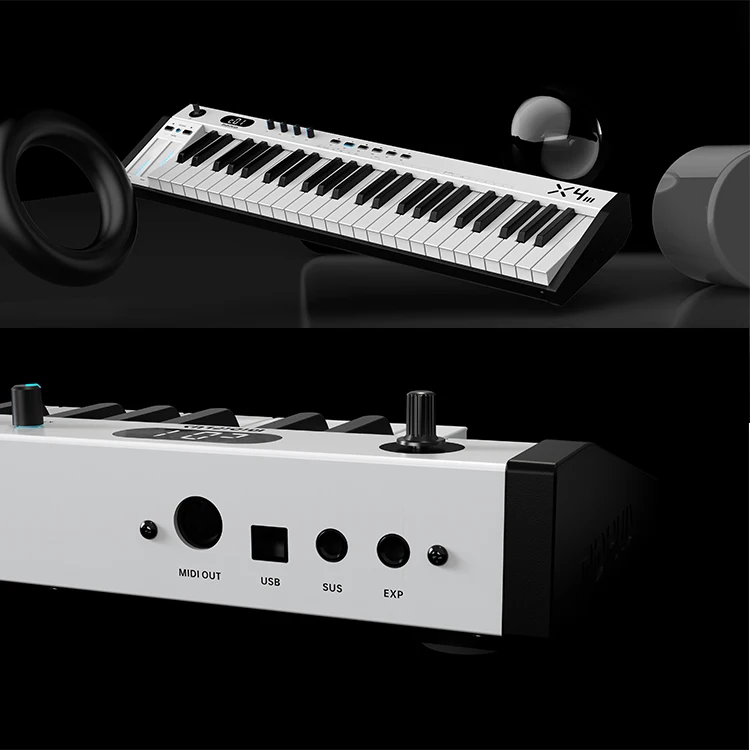 Midiplus X8 III Профессиональный портативный 88 клавиши в стиле пианино USB MIDI контроллер клавиатуры Электронный синтезатор с синим зубом