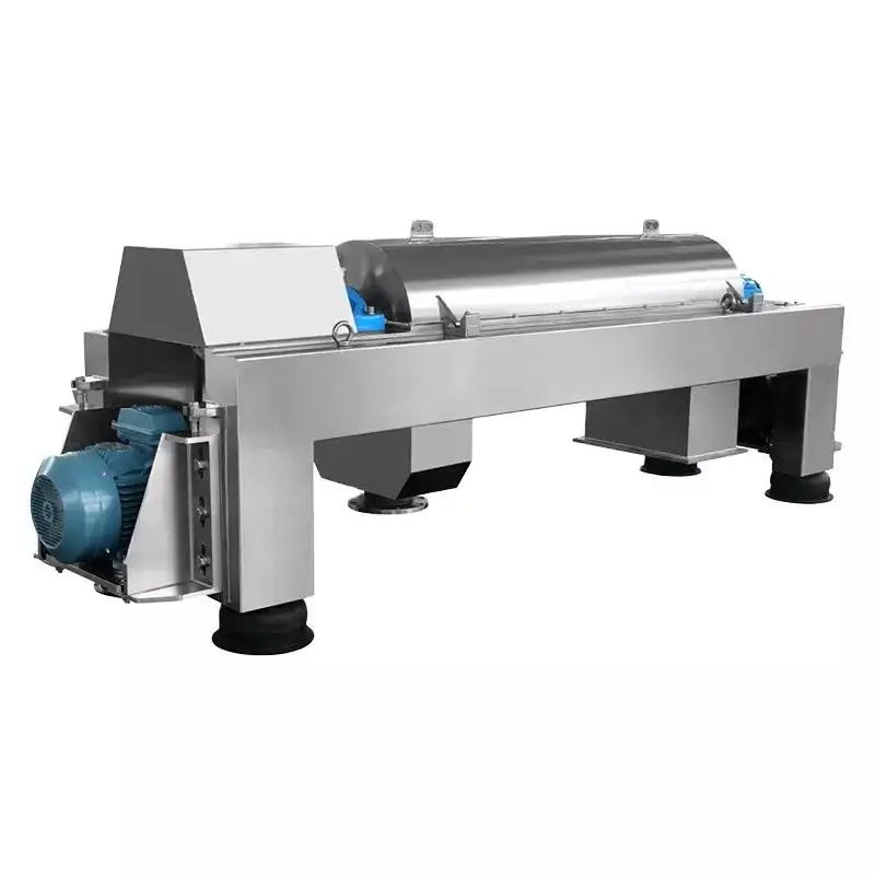intermittent coolant oil rubber industrial decanter centrifuge 3 phase tricanter
