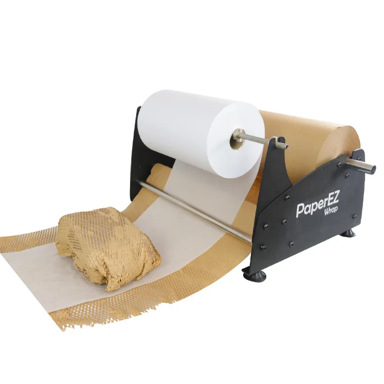 PaperEZ WrapManual Honeycomb Wrapping Paper Dispenser for Packaging