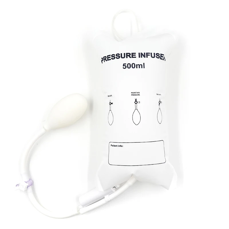 500ml Wholesale Disposable Nice Quality Disposable Pressure Infusion Bag Bolsa De Presion De Infusion