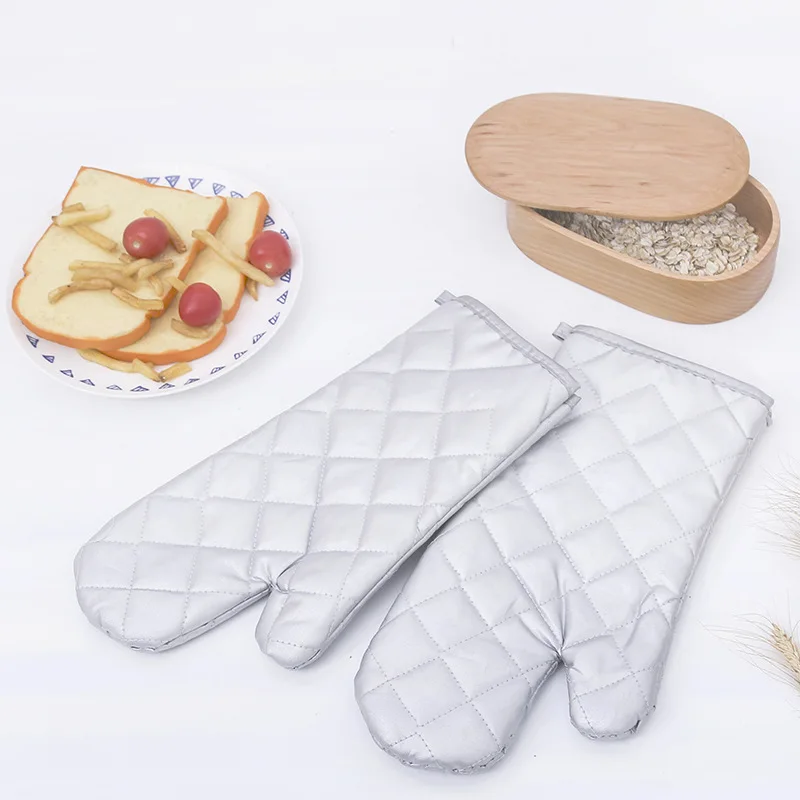 Kitchen Microwave Oven Gloves Baking Gloves Anti-scalding Oven Mitts