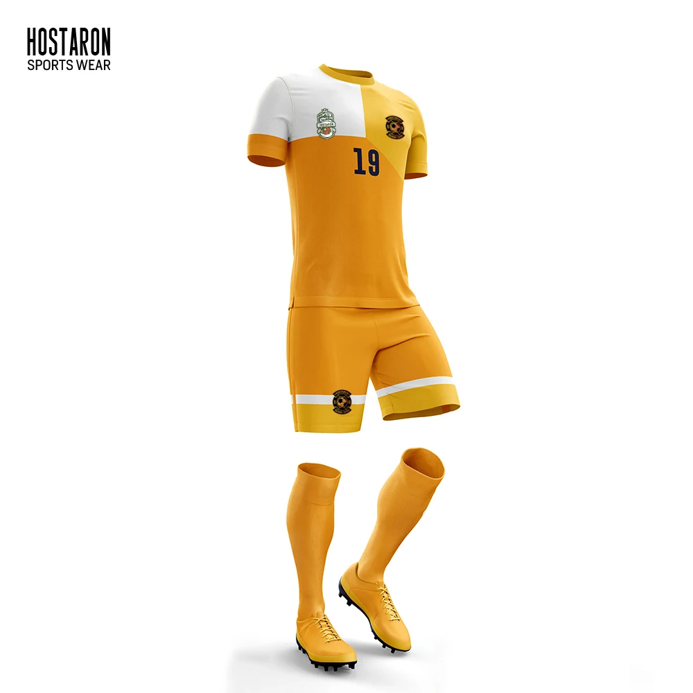 HOSTARON Wholesale Custom Soccer Wear Uniforms Original Sublimation Retro Soccer Football Jerseys Custom Football Shirt For Men
