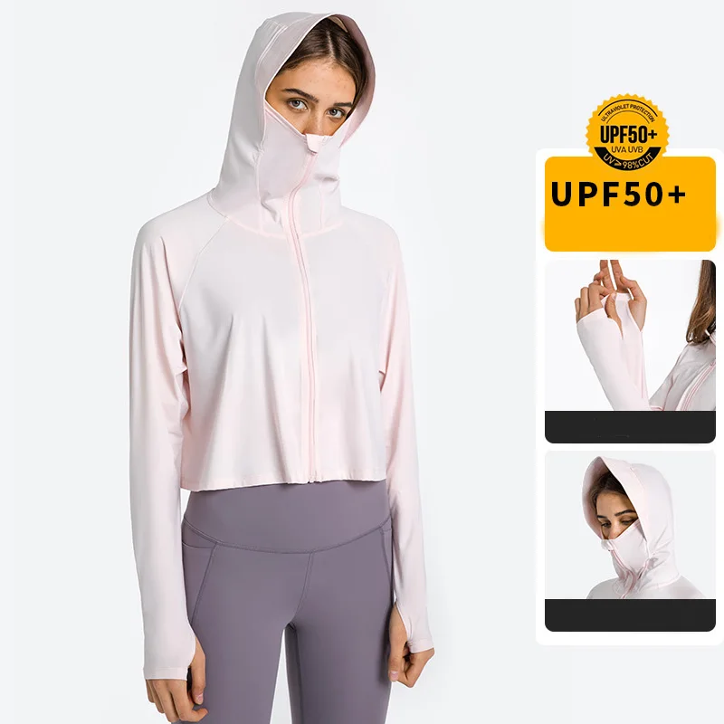 UPF 50+ New Arrival Women Outdoor Running UV Proof Jacket Sun Proof Clothing Protection Jackets For Girls Wholesale