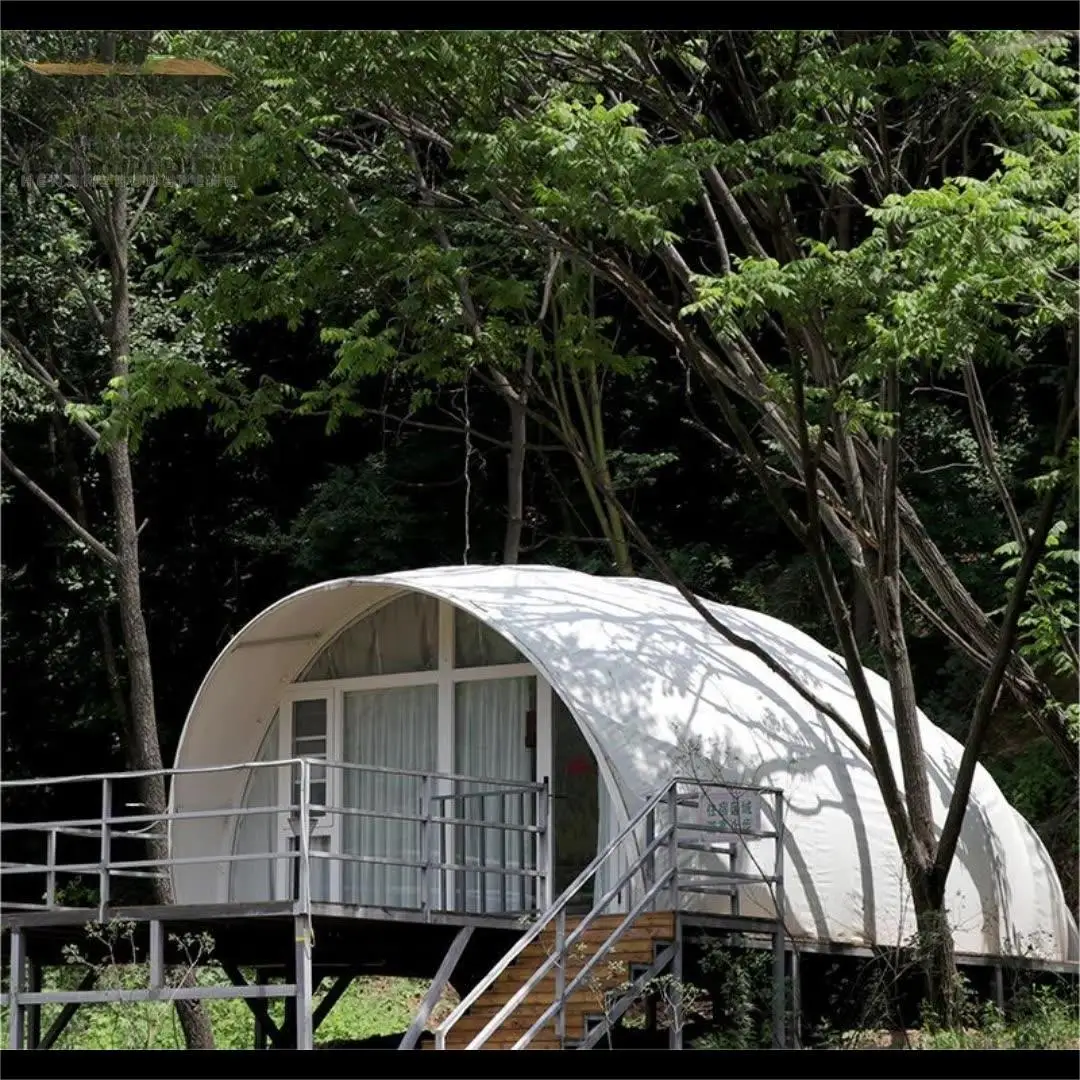 Factory Tent Dome Steel Tube Structure Shell Tent Bionic Sailboat Shell Hotel Accommodation Tent