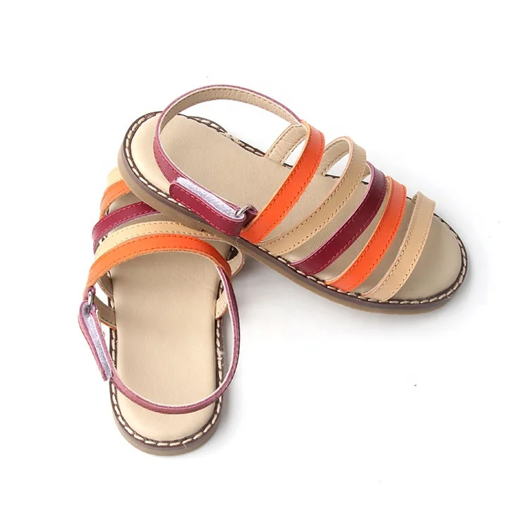 
2021Wholesale New Style Summer Leather Shoes Rubber Sole Kid Girls Shoes 