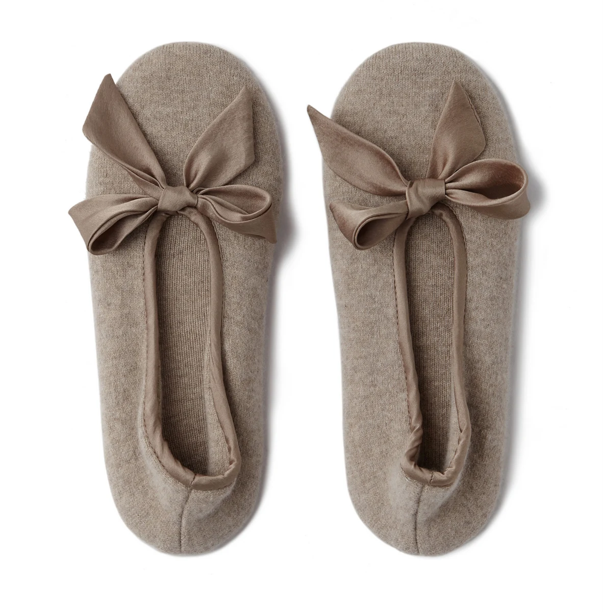 Cashmere Indoor Slipper Pure Cashmere Knitted Ballet Slippers
