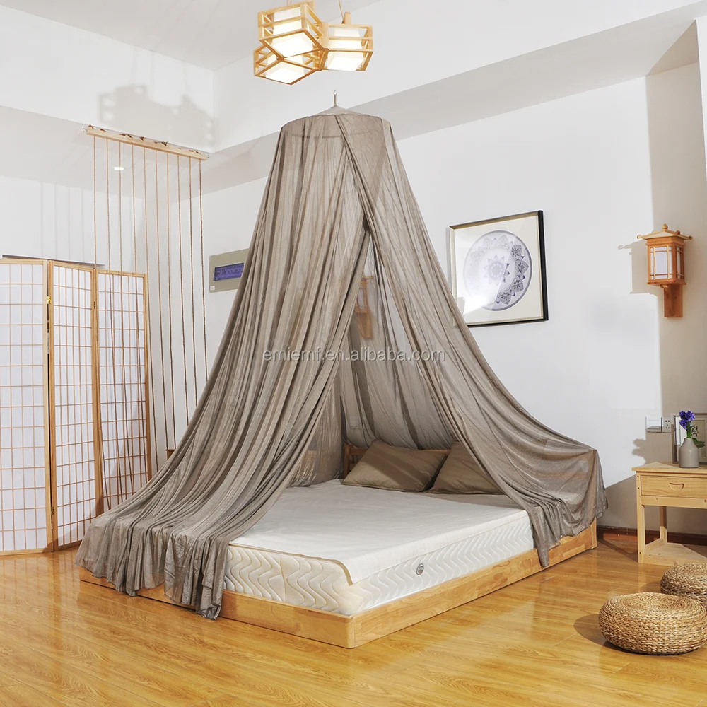 100% Silver Fiber Mosquito Net,Portable and Foldable, Antibacterial Grounding Mosquito Net