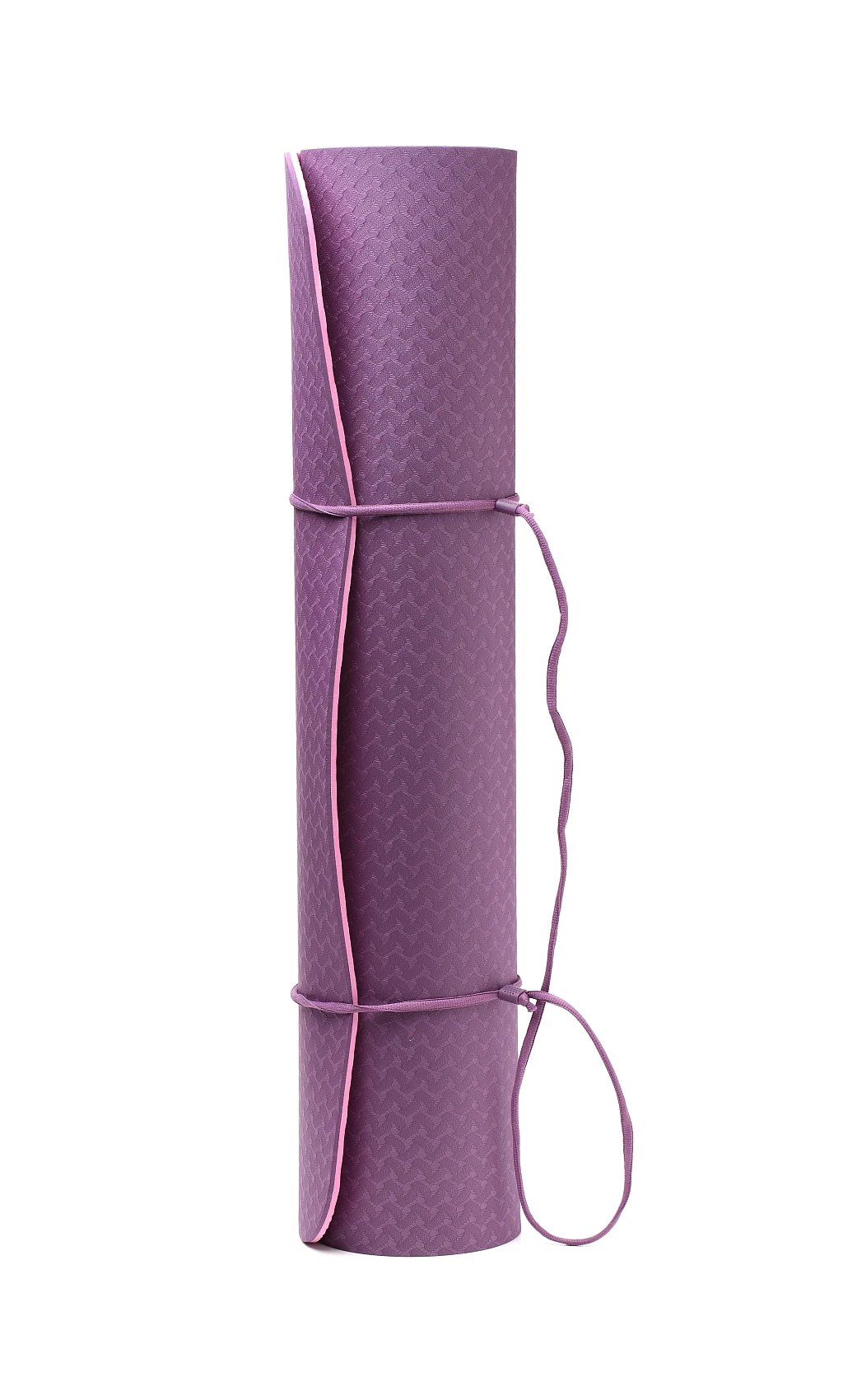 High quality Custom Logo Fitness Exercise Anti Slip Eco Friendly washable 6mm Thick Double Layer TPE Pilates Yoga Mat