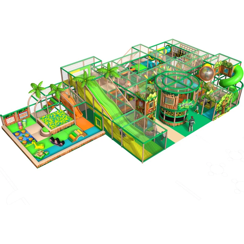 Commercial New Style toddler Children Soft Play Amusement Equipment Jungle kids play area Indoor Playground  slides sets
