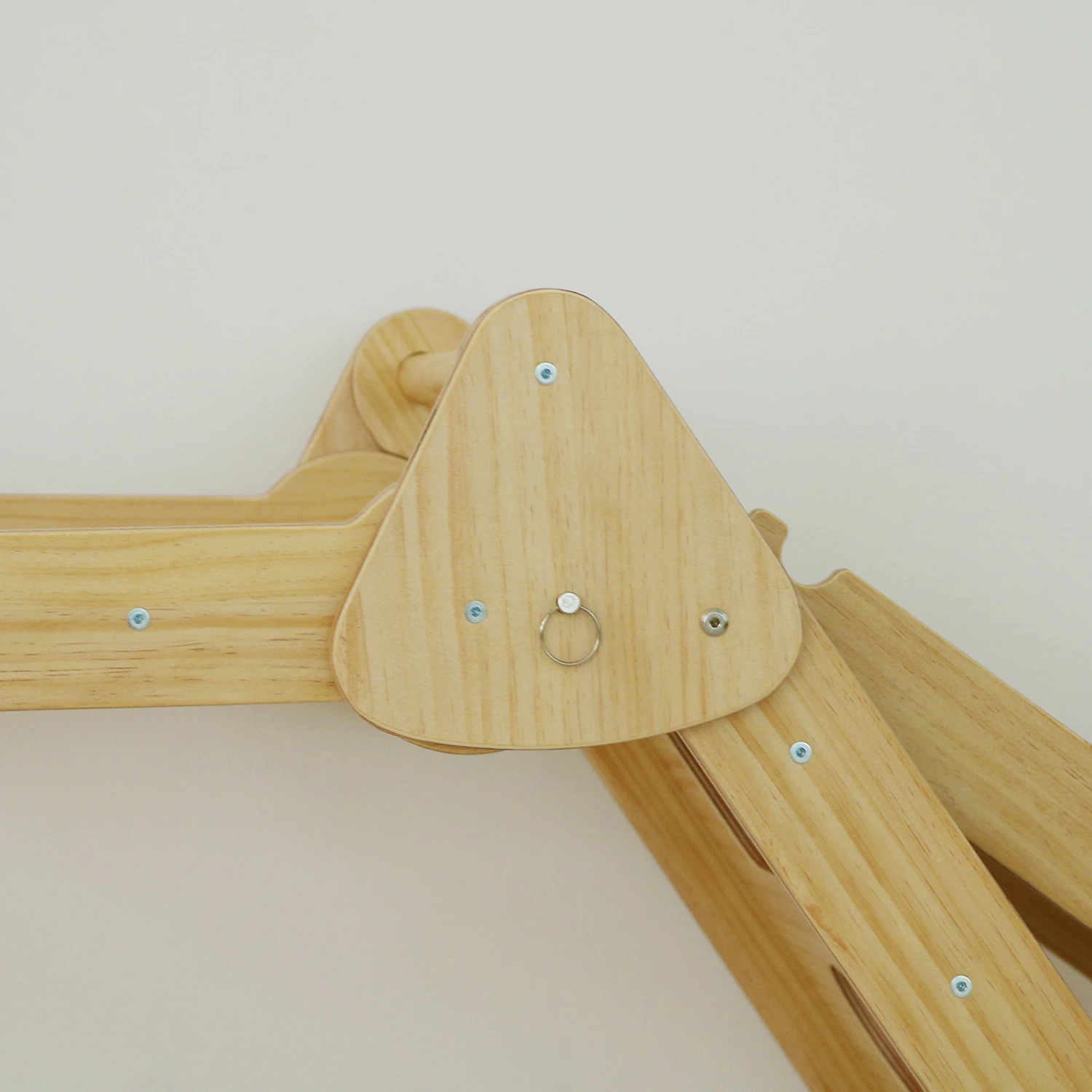 Montessori Foldable Climbing Triangle Toddler Indoor Wooden Pickler Triangle Sets With Slide