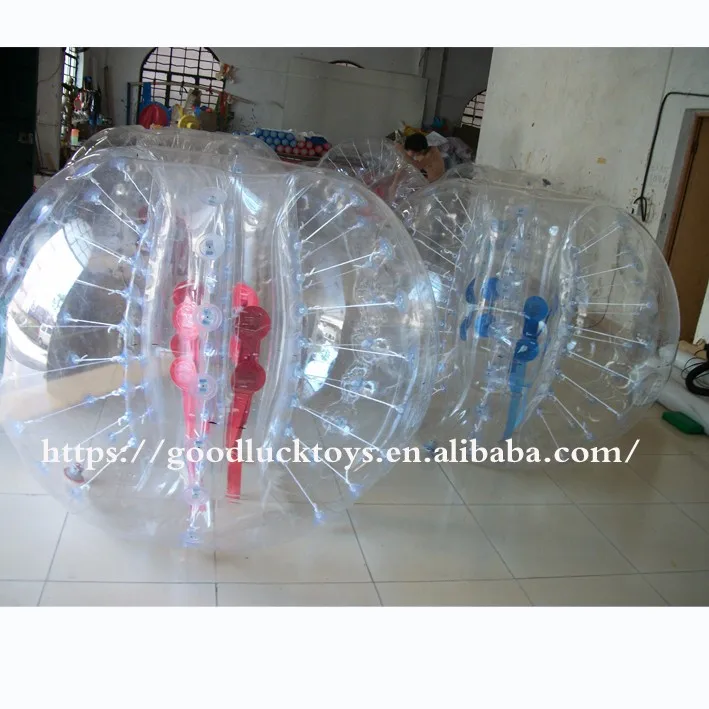 Inflatable Ball Person Inside Bubble Backpack Crazy Buddy Belly Bumper
