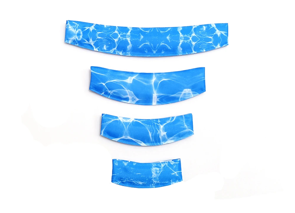 
Wholesale new luxury floral printed pet neck scarf gel dog pet cooling collar 