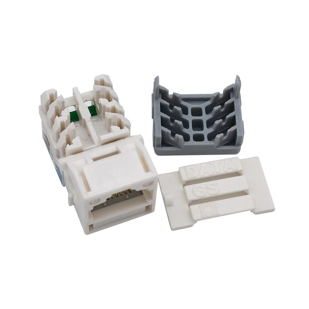 White Commscope Cat6 Keystone Jack