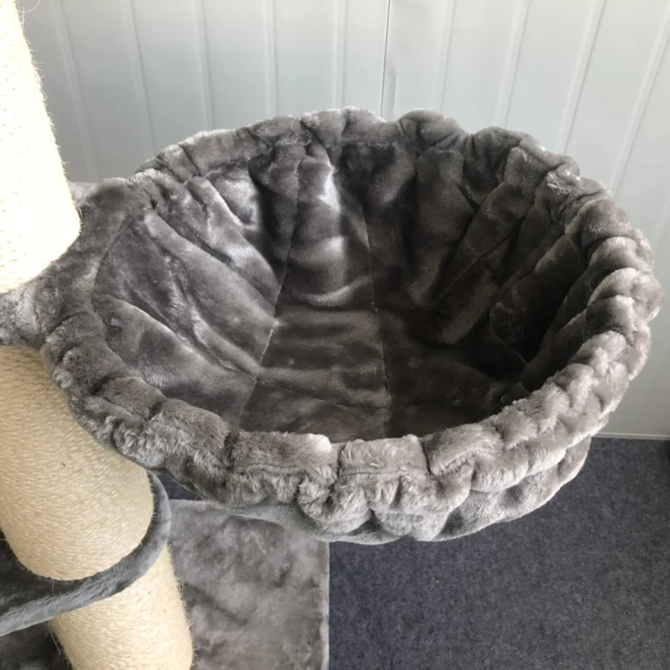 Longnew Pet напольный на потолок регулируемая высота высокое качество большое дерево для кошек устойчивая Когтеточка 60*60*275 L CN;ANH