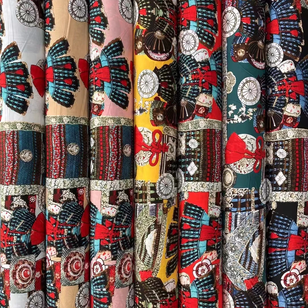 4 Way Stretch Nylon Spandex Fabric For Swimwear Sports Plain Color Printing Fabric