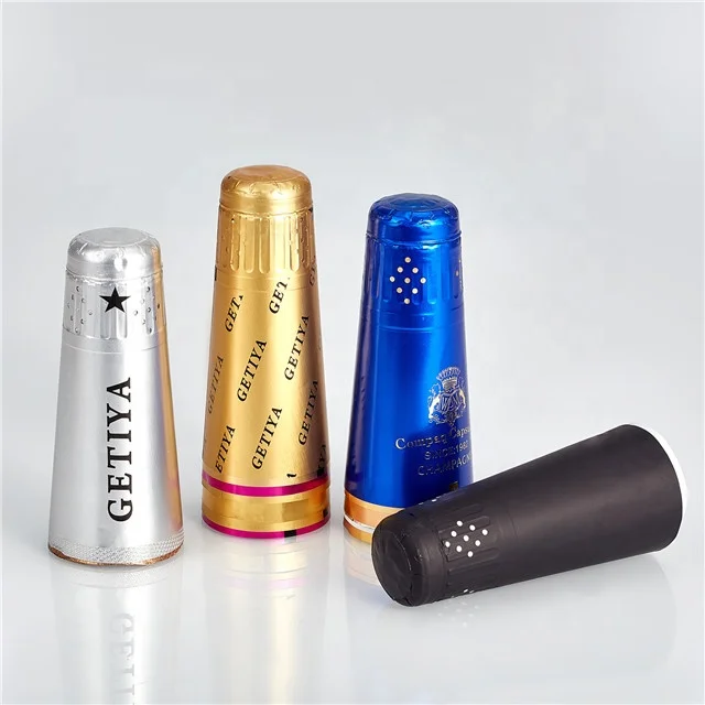 wholesale gold aluminium foil capsule for sparkling wine and champagne